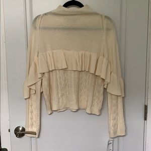 Brand new ivory colored sweater